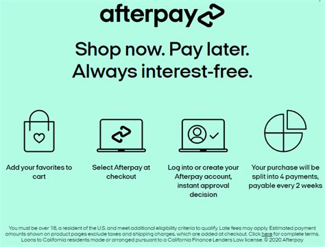 does prada accept afterpay|how to use Afterpay card.